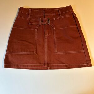 Future Collective w/ Reese Blutstein woman’s size 4 Mini‎ Skirt Denim western